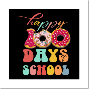 100th days of school girls boys Funny kindergarten Teachers Posters and Art